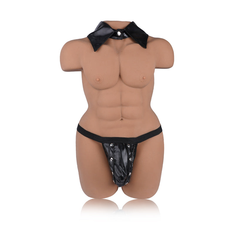 Channing :33.07LB Threesome Male Torso Sex Doll Wheat