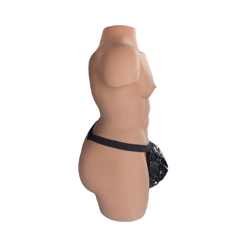 Channing :33.07LB Threesome Male Torso Sex Doll Wheat