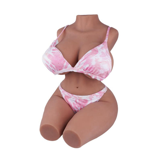 Monica :41.34LB Best Sex Torso Doll For Breast Fun Wheat