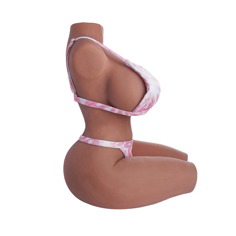 Monica :41.34LB Best Sex Torso Doll For Breast Fun Wheat